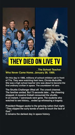 The 73 Seconds That Broke the World's Heart 💔 (Challenger Disaster)