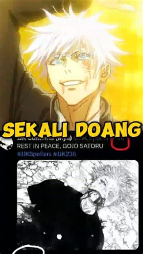Gojo itu kejadian sekali seumur hidup 🥀 #jujutsukaisen #jjk #shorts #anime #manga #gojo #sukuna