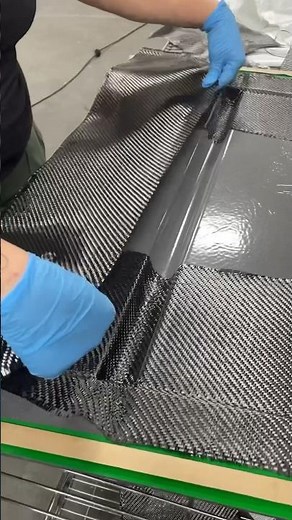 Aerospace vinylester layup #carbonfiber #supercars #tutorial