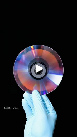 macrofying on Instagram: "Zooming into a CD. Into what should I zoom next? #microscope #zoom #cd #technology #micro #macro #science #music"