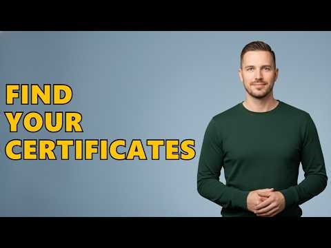 Where Are Outlook Certificates Stored?