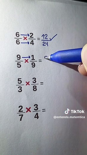 Multiplicação de Frações para Estudantes