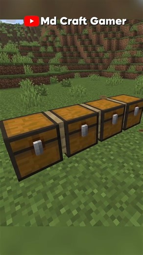 Minecraft Chest Trick 😳|#minecrafttricks