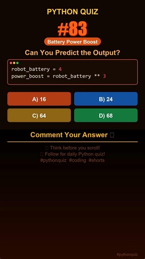 Python Quiz #83 — Can You Predict the Output? #shorts #python