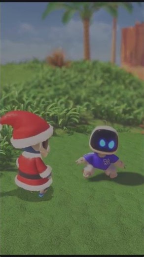 astro bot playing soccer