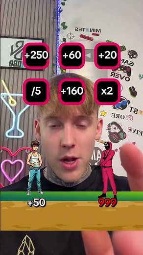 MATH SQUID GAME CHALLENGE !