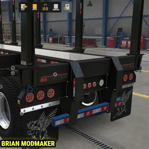 48ft Manac Logging Trailer for ATS