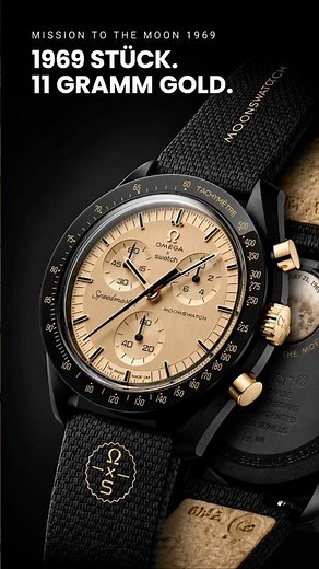 OMEGA × Swatch’s Rarest MoonSwatch 🌙 | 11g of 18K Moonshine Gold & Only 1,969 Made! #watch