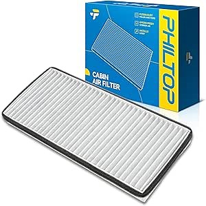 PHILTOP Cabin Air Filter w/Activated Carbon, Compatible with CF8921A Ford Windstar 1999, 2000, 2001, 2002, 2003, Ford Freestar 2004-2007, Mercury Monterey 2004-2007, Filter Up Dust Pollen Odor