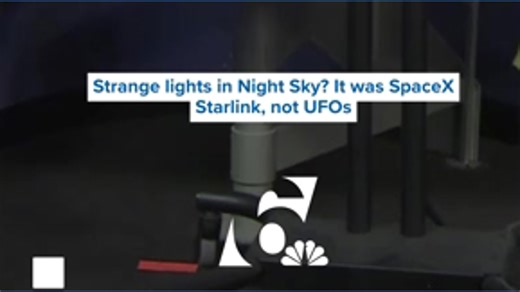 Strange lights in night sky? It was SpaceX Starlink, not UFOs