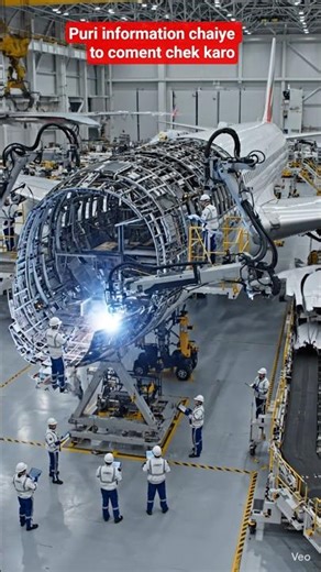 aeroplane kaise banate hai😱 how two manufacturing aircraft and aeroplane #shorts #aeroplane