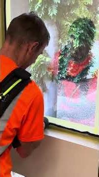 Safety and security window film attachment process