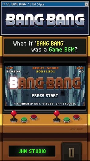 IVE 'BANG BANG' in 8-Bit Style: A Retro Cover