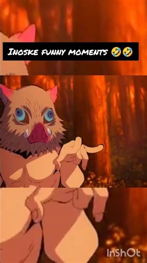 “Why is Inosuke always screaming 😭🔥”#inosuke #demonslayer #kimetsunoyaiba #inosukefunny