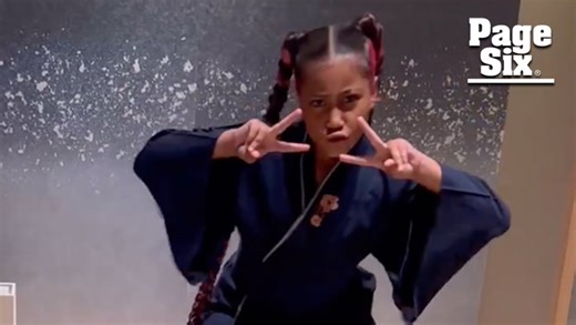 Kim Kardashian shows off North's floor-dragging braids, fans fear 'she's definitely gonna trip'