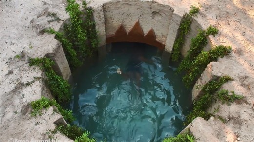 Building a secret underground water park with DIY jungle pool!