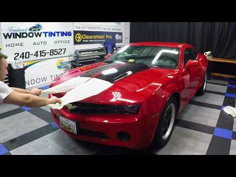 Custom Vinyl Stripes Install On Chevy Camaro