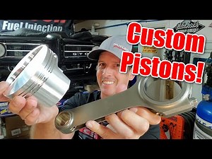 Custom Ross - Butler Performance piston and rod assembly. Pontiac short block, Part 6