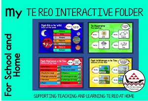 Te Reo Maori Interactive Folder - The Te Reo Māori Classroom