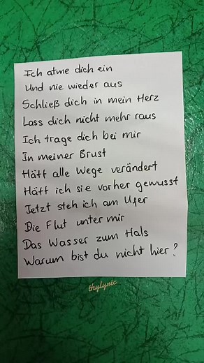 Liebeslieder über das Herz und die Seele