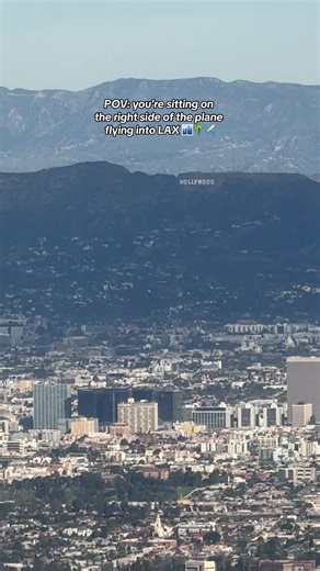 Experience Incredible Views of the Hollywood Sign Flying into LAX