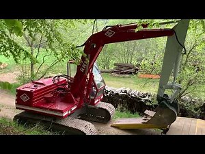 O&K Kettenbagger RH 4 verladen