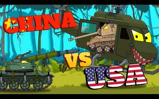 【坦克动画】中国 VS 美国全集|英文字|
