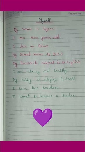 10 Lines About Myself I Short Essay On Myself Self Introduction I