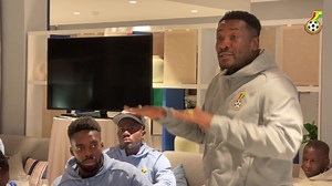 105K views · 7.1K reactions | Former Captains Asamoah Gyan and Stephen Appiah share few words with the Black Star Players as the Team prepare to face Madagascar in Morocco.. | Ghana Football Association | Facebook