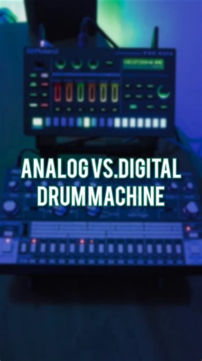 Analog Vs. Digital Drum Machine (Roland TR-6S VS. Behringer RD-6) #drummachines #tr6s #rd6 #roland