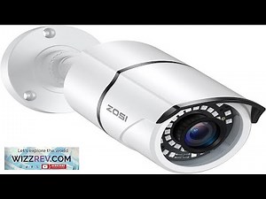 ZOSI 2MP 1080p Security Camera 4 in 1 TVI CVI AHD CVBS Surveillance Bullet Camera Indoor
