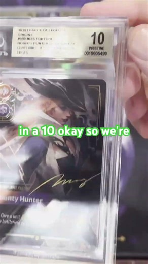 Riftbound Miss Fortune Signature Graded Reveal!! #riftbound #origins #gradedcards