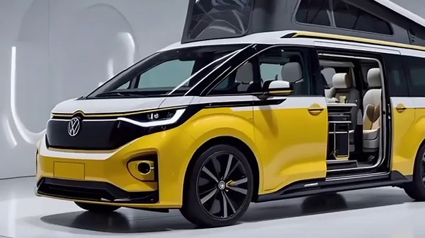 2026 VW ID. Buzz Camper REVEALED – Van Life Goes FULLY Electric