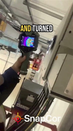 Real-Time Thermal Inspection Reporting | SnapCor in Action #thermography #shorts #snapcor