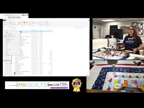 File Management Tips for ‪@ProStitcher‬ w/MK of MK Quilts
