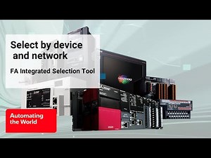 Select by device and network/FA Integrated Selection Tool