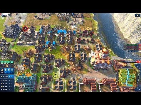 Age Of Empires 4 | Japanese Takes on Rus, Sengoku Daimyo, and Malians – Massive 1v3 Warfare!