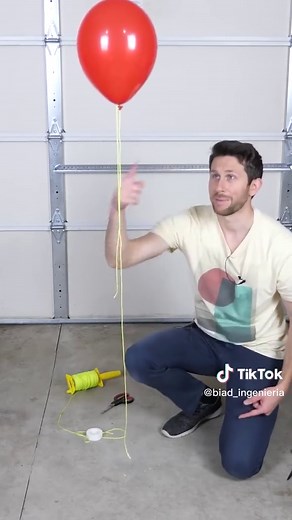 globo en equilibrio #experimento #ciencia #engineering #fisica