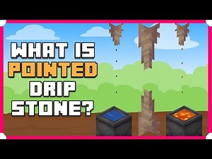 What Is Pointed Dripstone? What Can It Do? Minecraft Bedrock Edition 1.17