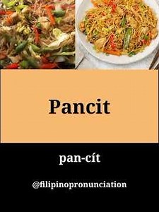 Pancit | Filipino Pronunciation