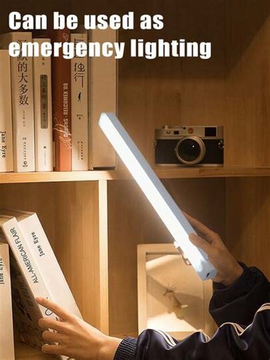 10/20/30/50cm USB White/Warm/Warm White/RGB Color LED Light Strip, 7-Color Bar Light/Motion Sensor Bar Wall Light/RGB 7-Color Gradient Atmosphere Lighting, With Motion Sensor - Suitable For Cabinets, Wardrobes And Corridors, Wireless Motion Sensor LED Strip Light, Under Cabinet Lighting, Rechargeable Magnetic Night Light, Applicable To Corridors, Kitchen Cabinets, Shelves, Wardrobes, Room Decor, Dimmable LED Cabinet Lights | SHEIN