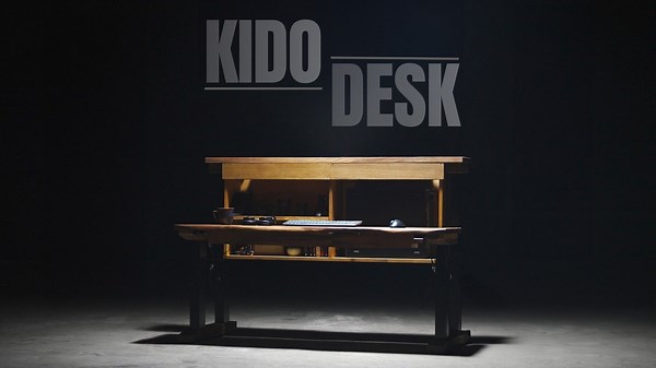 KIDO Desk — The Split‑Top Standing Desk That Hides Clutter