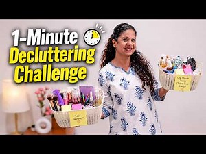 These 1 MINUTE Decluttering Habits Can Change Your Home | Decluttering Challange
