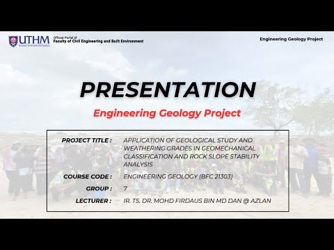 Engineering Geology Project Presentation (Group 7)