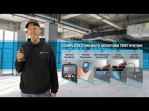 How to test concrete for moisture: Summary of the 5 Point Test for Concrete Moisture