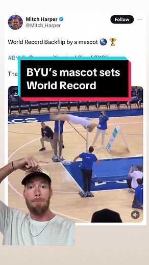 BYU Mascot Cosmo the Cougar Sets World Record