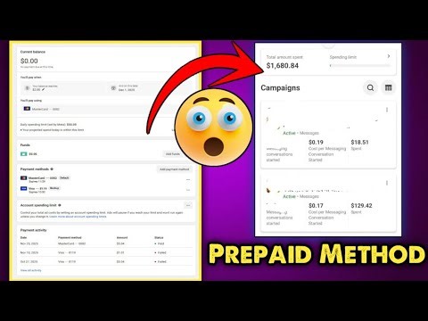 Facebook Prepaid Card AutoPay Full Update METHOD Video | AutoPay Full Method | Threshold Method |