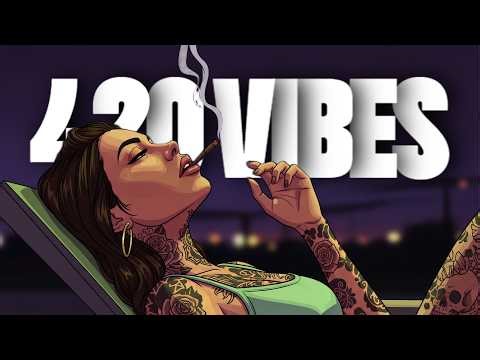 "MIDNIGHT SMOKE" PLAYLIST - 420 Vibes | Slow Hip-Hop, Blues, Reggae, R&B & Jazz. Reefer Space Music.