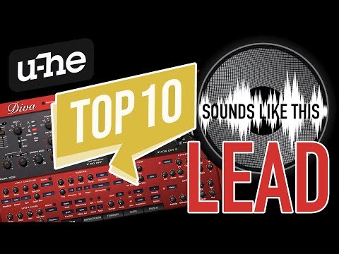 The 10 BEST u-he Diva LEAD Sounds - No Talking