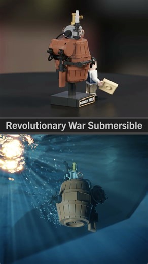 Bushnell's Turtle - American Revolutionary War Submersible